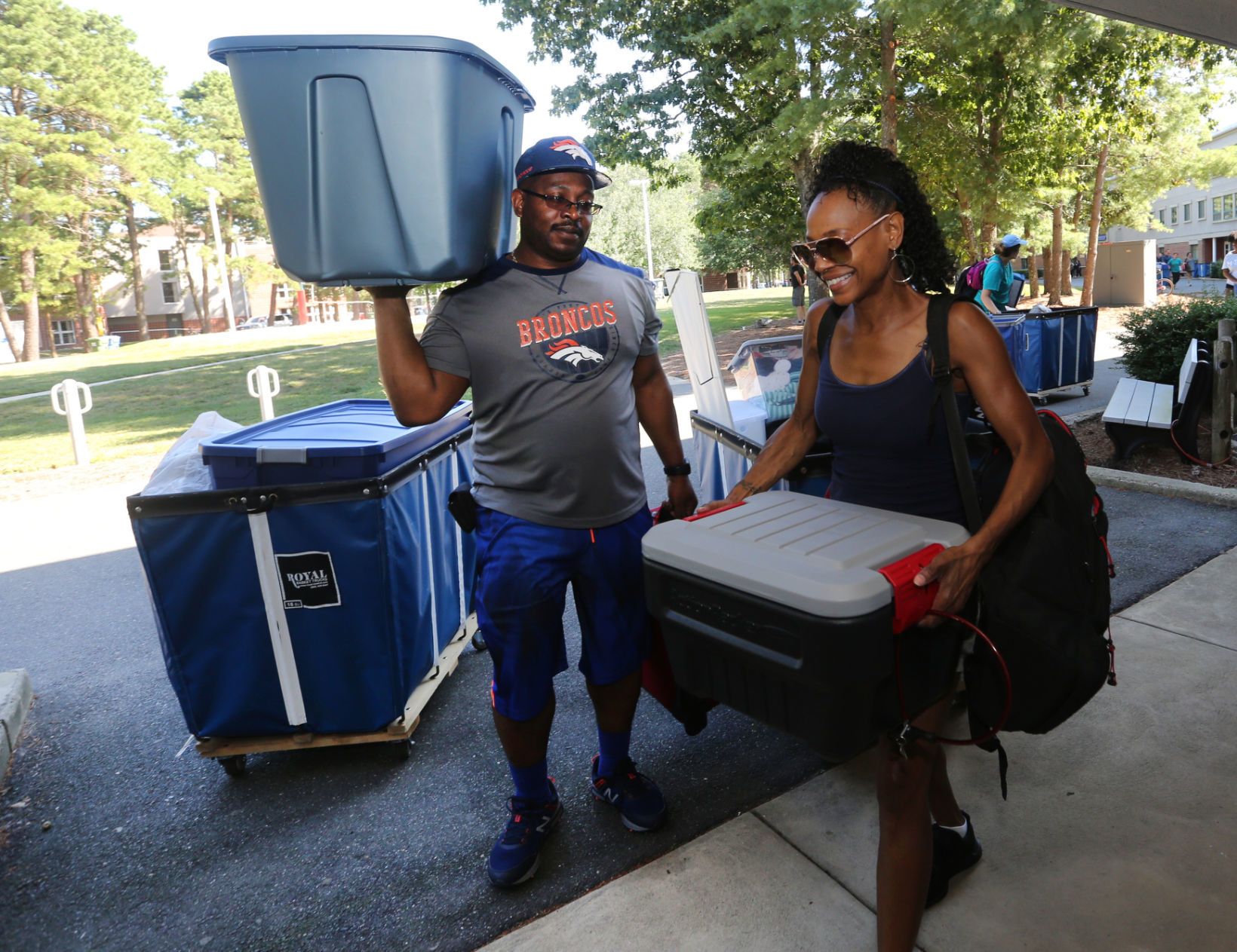 Stockton move in day